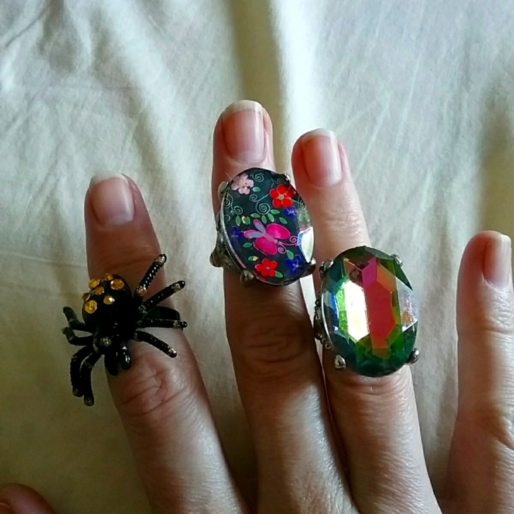 Trio of fun rings